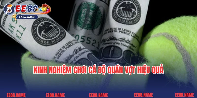 Kinh nghiệm chơi cá độ quần vợt hiệu quả